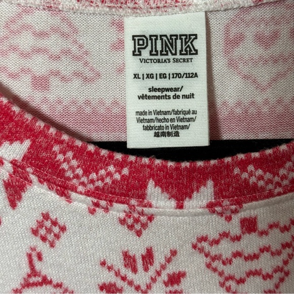 Victoria’s Secret PINK Christmas Pajama Top - Picture 2 of 3